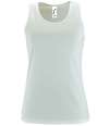 02117 lds Sporty TT SOL'S Ladies Sporty Performance Tank Top White colour image